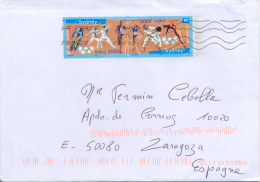 France 2013 " Jeux Olympiques De Sydney " Lettre Vers Espagne Yvert 1340A - Summer 2000: Sydney