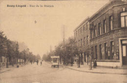 LEOPOLDSBURG : Rue De La Station  -tramsporen- Ijskarretje (Z52) - Leopoldsburg