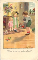 Kinder, Spielzeug, Puppen, Teddy, Sign. Pauli Ebner - Ebner, Pauli