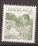 1987 JUGOSLAVIJA  Mann Am BRIEFKASTEN  FREIMARKEN POSTDIENST MNH - Neufs