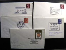 Lot Of 5 Covers From UK Special Cancels - Storia Postale