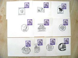 From Austria Lot Of 10 Special Cancels - Covers & Documents