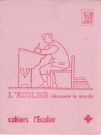 Buvard Neuf L'écolier Découvre Le Monde (Cahiers L'écolier) - Années 1950/60 - Otros & Sin Clasificación