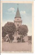 CHAMBLET - Place De L'église Et Monument Aux Morts - N°7 - Other & Unclassified