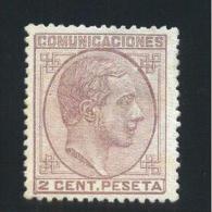 EDIFIL 190 *.-  2 CTS MALVA ALFONSO XII - Unused Stamps