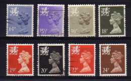 Wales - 1981/91 - Definitives (Phosphorised Paper) - Used - Gales