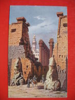Delcampe - F.Perlberg:Tempel In Luxor - Perlberg, F.