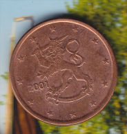 @Y@  Finland  5 Cent 2001     Pr   (2387) - Finlandia