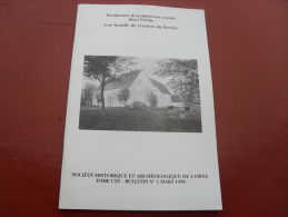 Problémes D\'Architecture Rurale Dans L\'orne Une Famille De Verriers Du Perche - Normandie