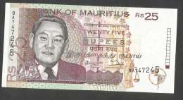 [NC] BANK Of MAURITIUS - 25 RUPEES (1998) - Mauritius