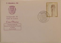 Portugal  - Oliveira Do Hospital City - Coat Of Arms - House Of Culture - Briefe U. Dokumente