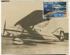 Real Photo Avion Cuatro Vientos Piloteado Barberan Y Collar Espana Desaparecido 1933 - Cuba