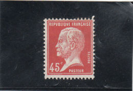 France N° 175 * - 1922-26 Pasteur