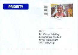 Österreich Klagenfurt TGST Priority Mi. 2923 LF Barcode 25 Jahre Care Kind Brief Nach Deutschland - Brieven En Documenten