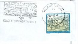 Österreich Klagenfurt MWST 1996 Wörthersee Berge + See + Segelboote - Maschinenstempel (EMA)