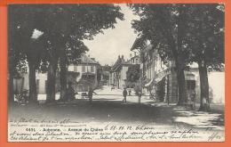 FEL338, Aubonne, Avenue Du Chêne, 4451, Animée, Café,circulée 1912 - Aubonne