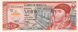 BILLET # MEXIQUE # 1976 # PICK 725  # 20 PESOS # NEUF # - México