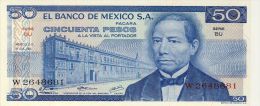 BILLET # MEXIQUE # 1973 # PICK 726 # 50 PESOS # NEUF # - Mexique