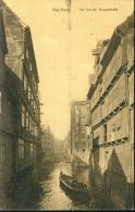 Litho Hamburg Fleet Flet Bei Der Brauerstraße 8.11.1910 Nach Elmshorn 2 Scans - Mitte