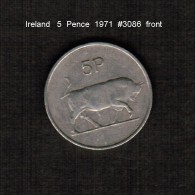 IRELAND    5  PENCE  1971  (KM # 22) - Irlande