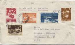 Bulgaria Varna 1959 Registered Cover To DDR Dresden  PR339 - Cartas & Documentos