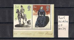 Grande-Bretagne 2005 Gib-2518/19** Du Prestige Book " Bronté Sister " - Unused Stamps