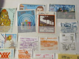 PETIT LOT CUBA OBLITERES - Collections, Lots & Séries