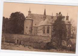 BELGIQUE -  Vieux Château D'Ecaussines-Lalaing - Le Château Et La Chapelle Vue Du Berceau (Nord). - Ecaussinnes