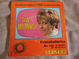 Siw Malmkvist-Primaballerina-Eurovision 69 Alemania - Altri - Musica Tedesca