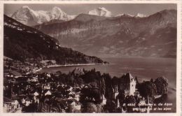 C 9581-  OBERHOFEN Et Les Alpes  -  Suisse  -  Belle Cpa - - Oberhofen Am Thunersee