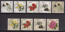 Bhutan Bhoutan 1967 Yvertn° 101-109 *** MNH Cote 8,25 Euro Flore Bloemen Fleurs - Bhoutan
