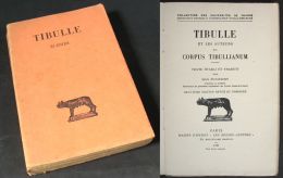 Élégies De TIBULLE / Édition En Français-Latin Juxtalinéaires / 1931 - Libros Antiguos Y De Colección