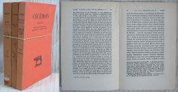 Discours De CICÉRON / 3 Tomes / Édition En Français-Latin Juxtalinéaires / 1926 à 1960 - Libri Vecchi E Da Collezione