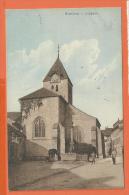 Y081, Grandson, église, Maréchal Ferrant, Cheval, Animée,  Circulée 1914 - Grandson