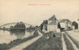 Delcampe - 89 RARE MONETEAU L'ENTREE DU PAYS - Moneteau