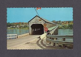 NEW BRUNSWICK - HARTLAND - LONGEST COVERED BRIDGE IN THE WORLD OVER ST JOHN RIVER  BUILT IN 1899 - Altri & Non Classificati