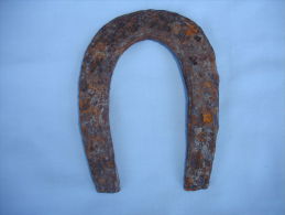 Ancien Fer à Cheval En Fer Forge(13-3753) - Ironwork