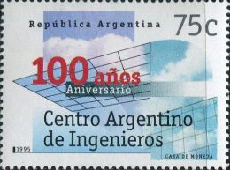 GA0290 Argentina 1995 Engineers Association 1v MNH - Ungebraucht