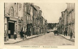 Clermont-l'Hérault  Boulevard Gambetta  Cpa - Clermont L'Hérault