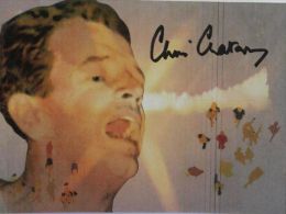 CARTE BRISTOL - Chris CHATAWAY - Dédicace - Signé - Hand Signed - Autographe Authentique  - - Athlétisme