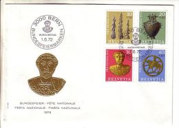 GOOD SWITZERLAND FDC 1972 - PRO PATRIA - Storia Postale