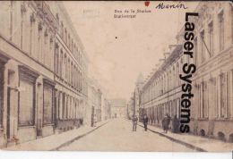 MENIN - Rue De La Station - Statiestraat - Superbe Carte - Menen