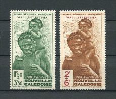 WALLIS FUTUNA 1942 PA N° 1 Et 2 ** Neufs = MNH Superbes Cote: 5.00 € Protection De L'enfance - Nuevos