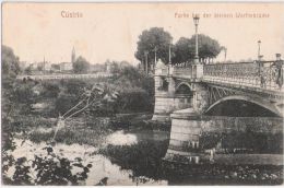 Cüstrin Partie Bei Der Kleinen Warthe Brücke Belebt Schüler Küstrin Feldpost 24.8.1916 Kostrzyn Nad Odra Neumark Poland - Neumark