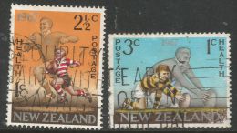 New Zealand. 1967 Health Stamps. Rugby Football. Used Complete Set - Used Stamps