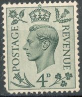 Great Britain  1938   4p  MH  Scott#241 - Unused Stamps