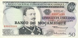 BILLET # MOZAMBIQUE # 50 ESCUDOS # PICK :116  # 1976 #  NEUF # JOAO DE AZEVEDO COUTINHO - Mozambique