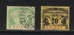 GUINEE N° T 8 & 11 Obl. - Used Stamps