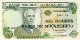 BILLET # MOZAMBIQUE # 1000 ESCUDOS # PICK :119  # 1976 #  NEUF # GAGO COUTINHO # - Mozambique