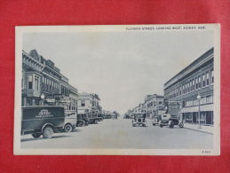 Sidney Ne  Illinois Street 1938 Cancel      ------ref--1110 - Altri & Non Classificati